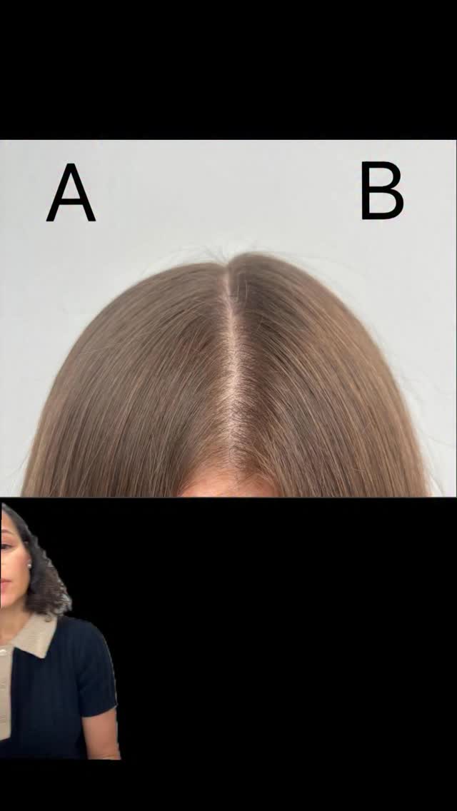 Instagram post by @saidesilva for Living Proof. Caption reads: Can you tell the difference between freshly washed....