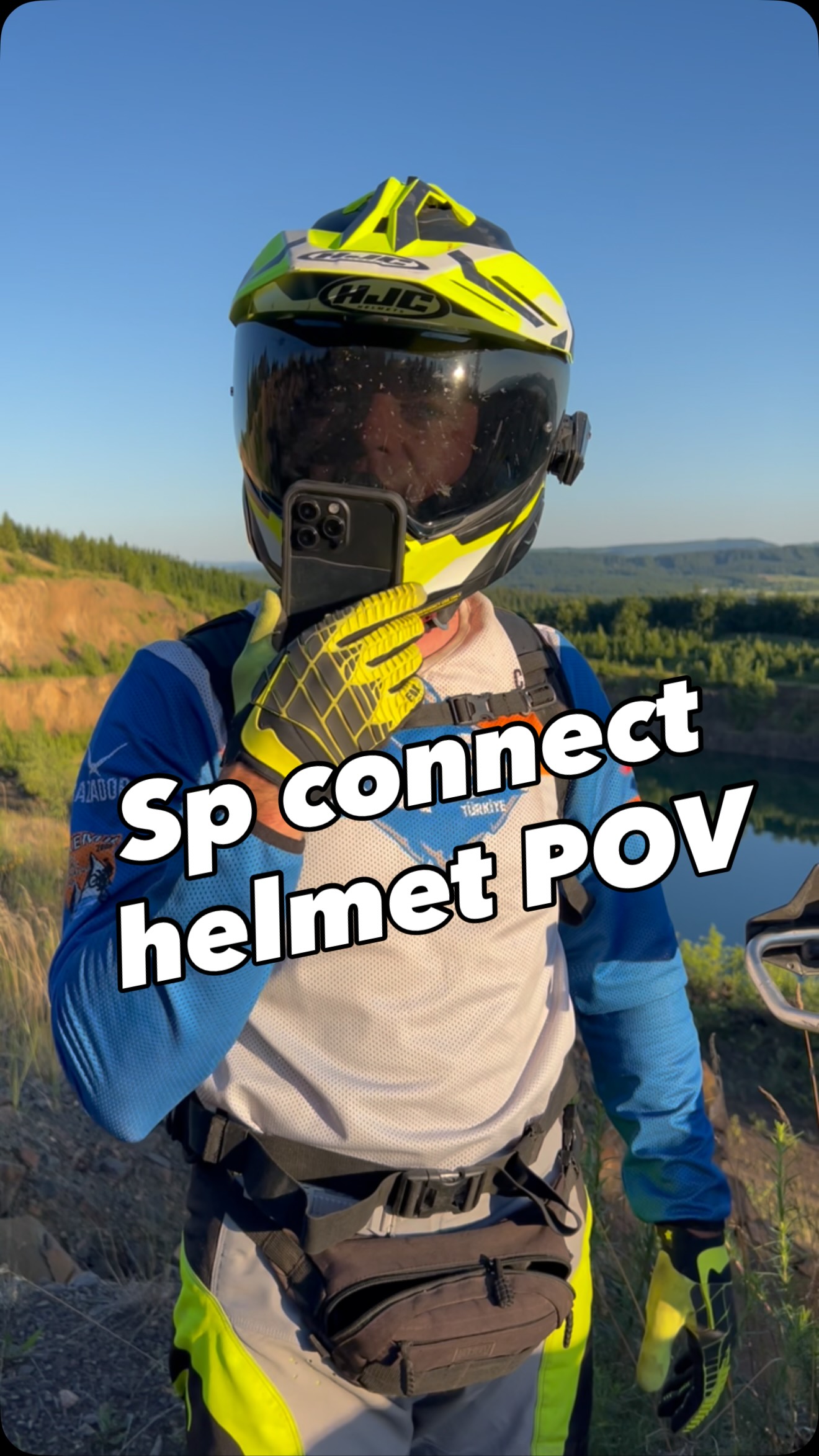 Instagram post by @endurak666_ for SP Connect. Caption reads: [reklama] @spconnect handlebar mount, adopted as a....