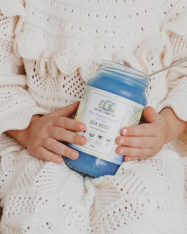 Instagram post by @thegardnerstory__ for Natures Farmer Sea. Caption reads: [...] whole family with nutrition with....