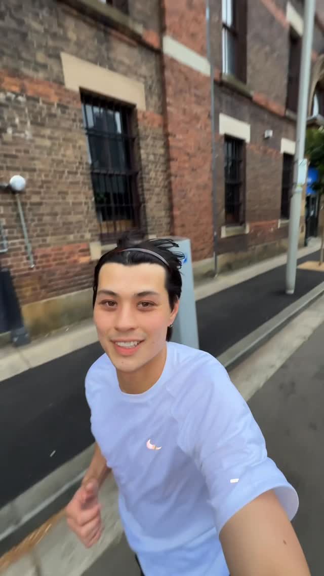 Instagram post by @nickfricky for rebel sport. Caption reads: Running for me doesn’t always need to be for a....