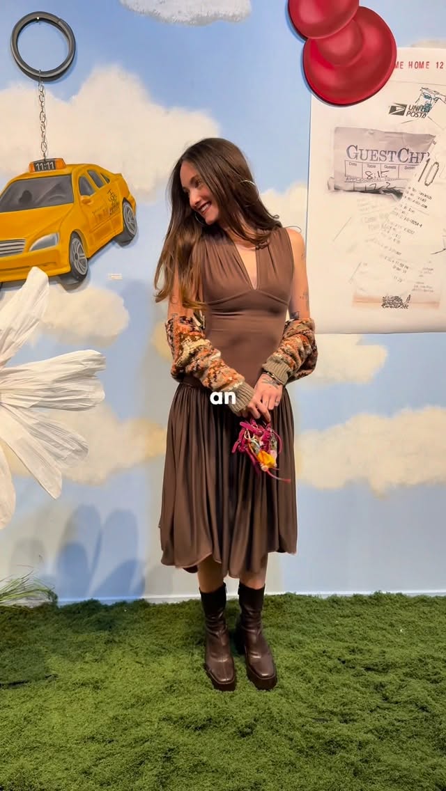 Instagram post by @aribrochin for Free People. Caption reads: @freepeople has believed in me since i started....