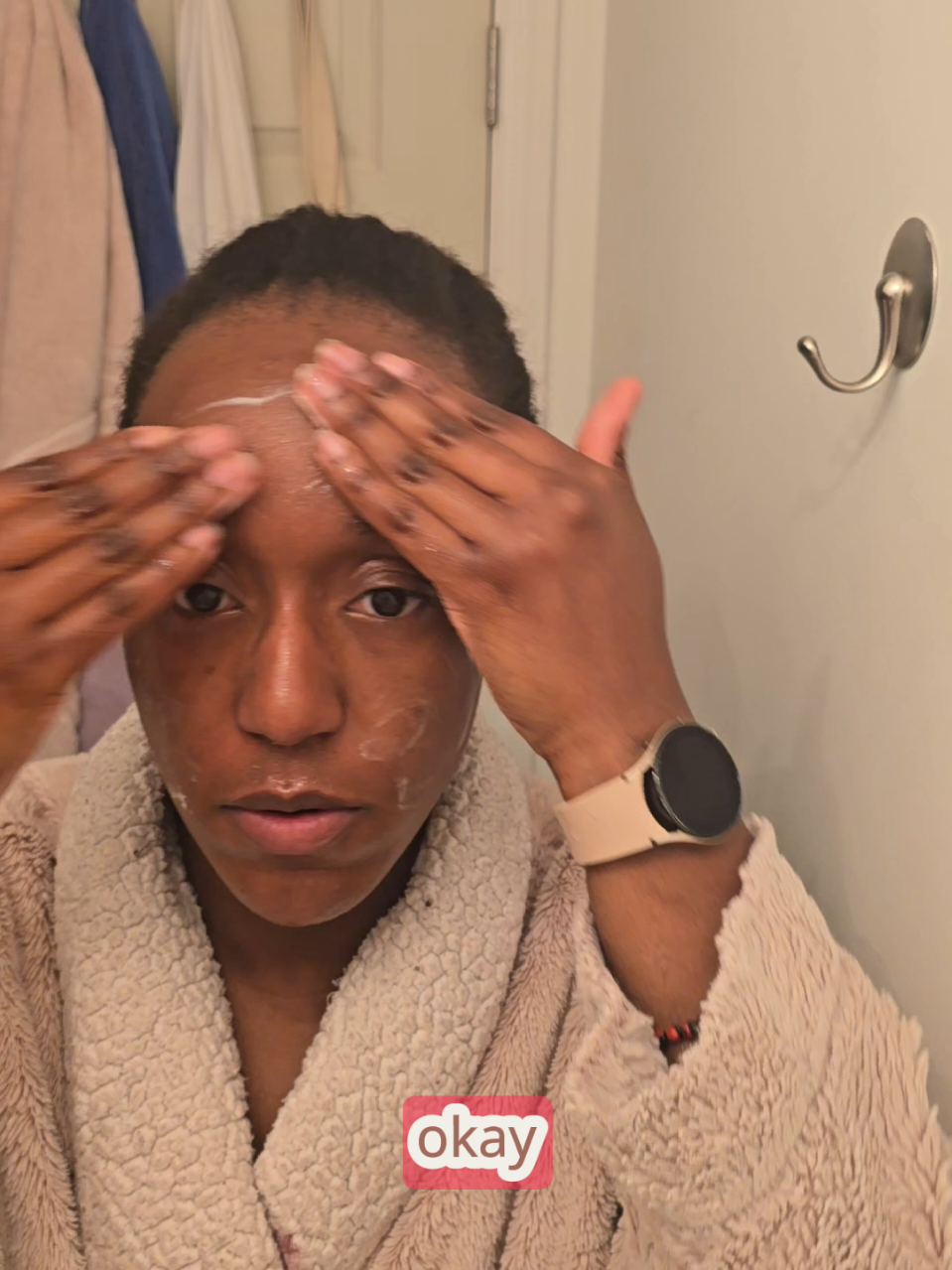 TikTok post by @allaurairae for Heimish. Caption reads: [...] must try this gentle enzyme scrub from....