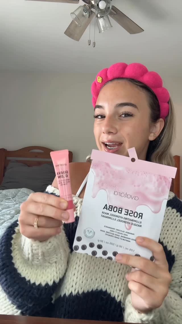 Instagram post by @missclairemackenzie for Avatara Skin. Caption reads: [...] to fall with my skincare routine and....