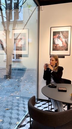 Instagram post by @marlies.pia for Jaeger-LeCoultre. Caption reads: [...] make sure to make a stopover at the....