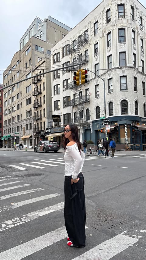 Instagram post by @tiffanyxfu for LEWKIN. Caption reads: Outfit with @lewkinofficial ⭐️💟

Pants: Harris....