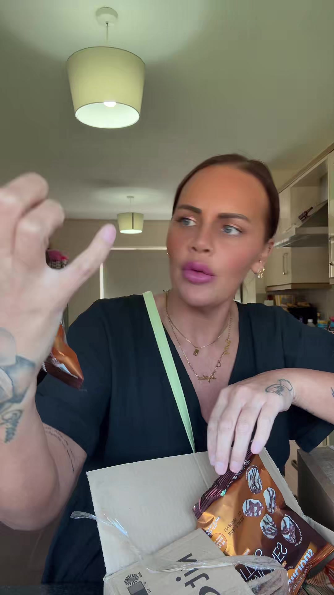 TikTok post by @clairemain86 for Broadway Candy. Caption reads: @Broadway Candy .