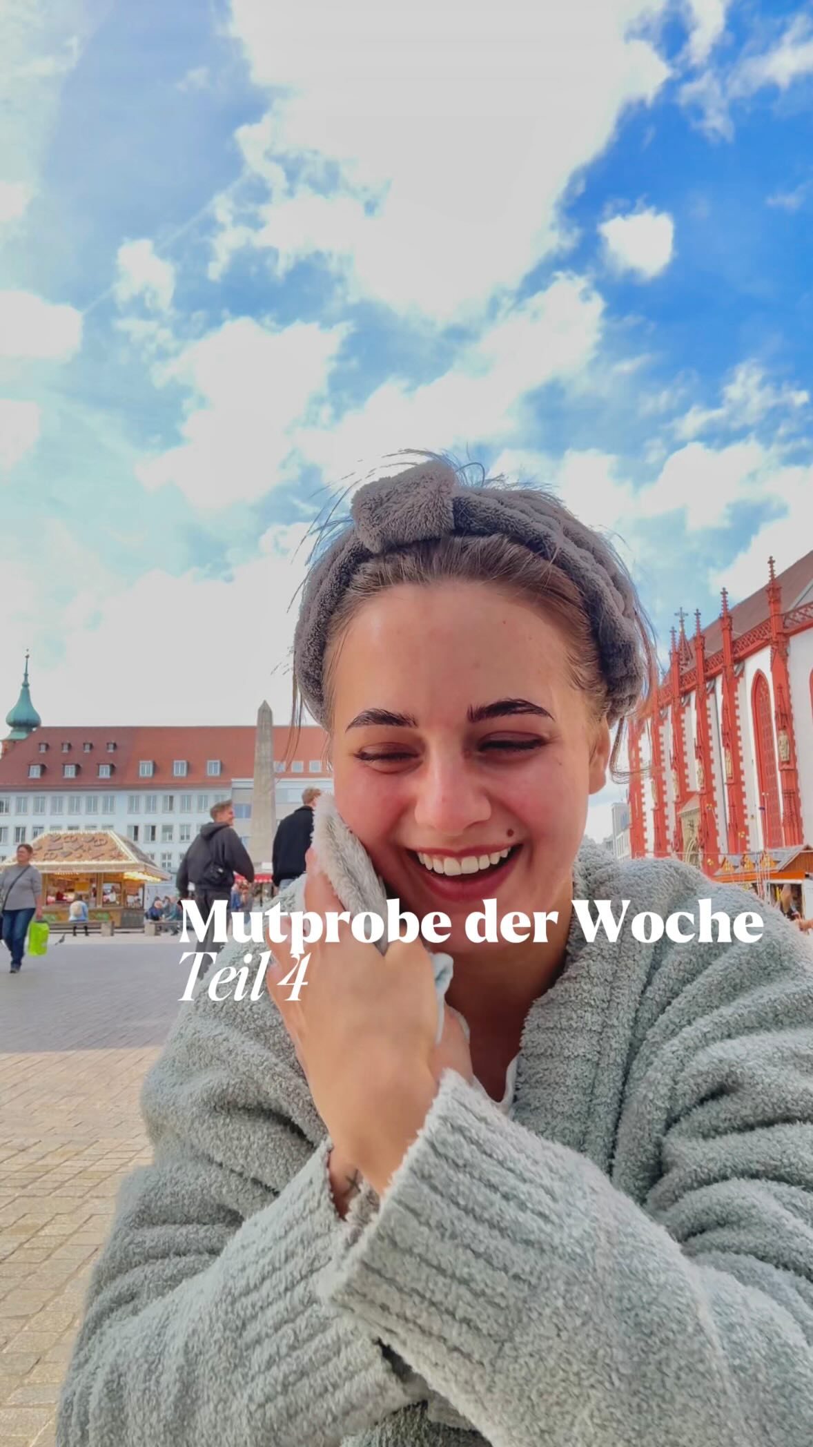 Instagram post by @sophiebreuer99 for FORMEL Skin. Caption reads: Anzeige/ Mutprobe der Woche Teil 4!🤓✨

Es ist....