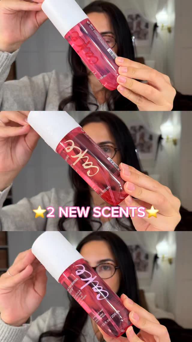 Instagram post by @lexaasmithh for Cake Beauty. Caption reads: [...] obsessed with the 3 scents from @cakebeauty....