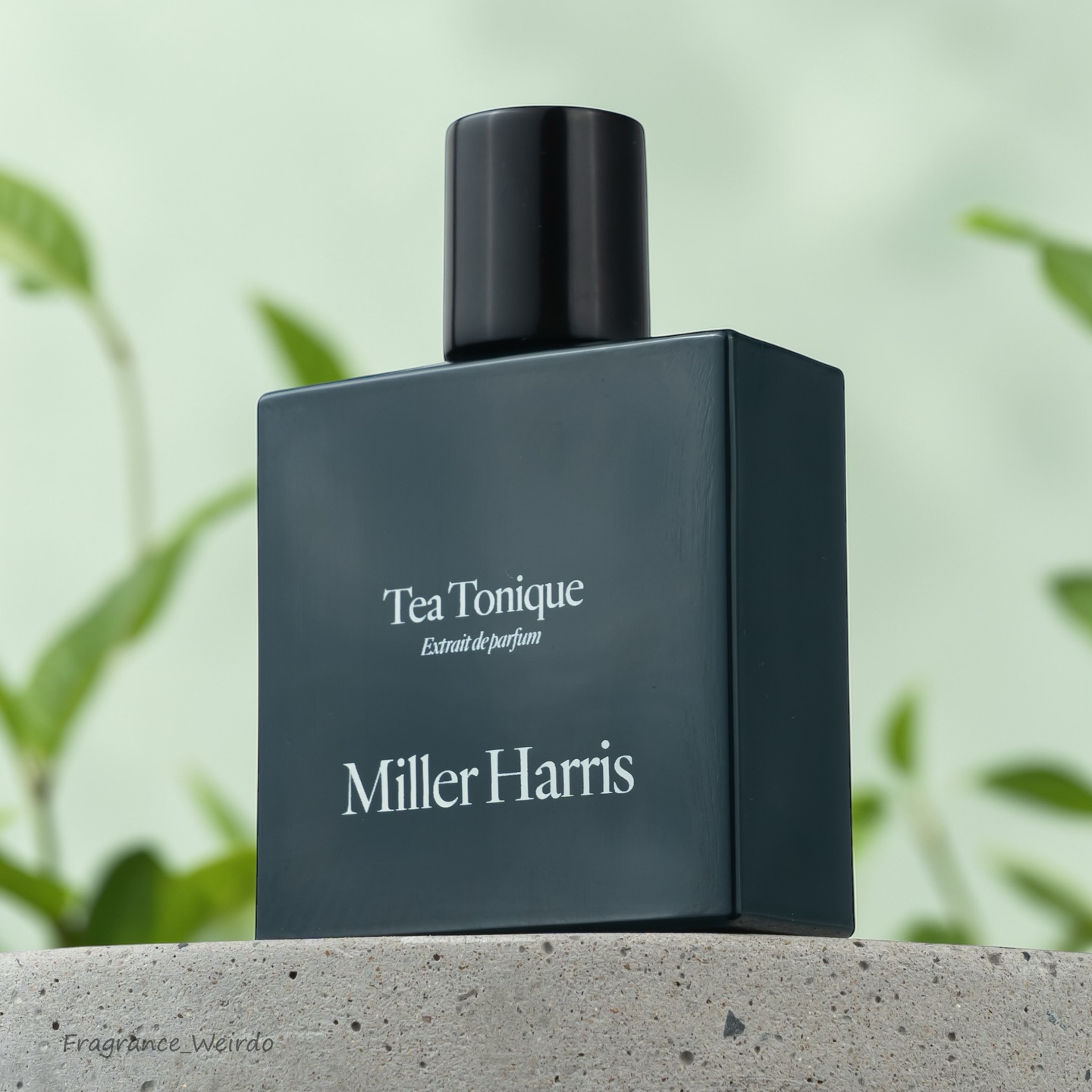 Instagram post by an influencer for Miller Harris. Caption reads: [...] not paid any money] #tea #millerharris....