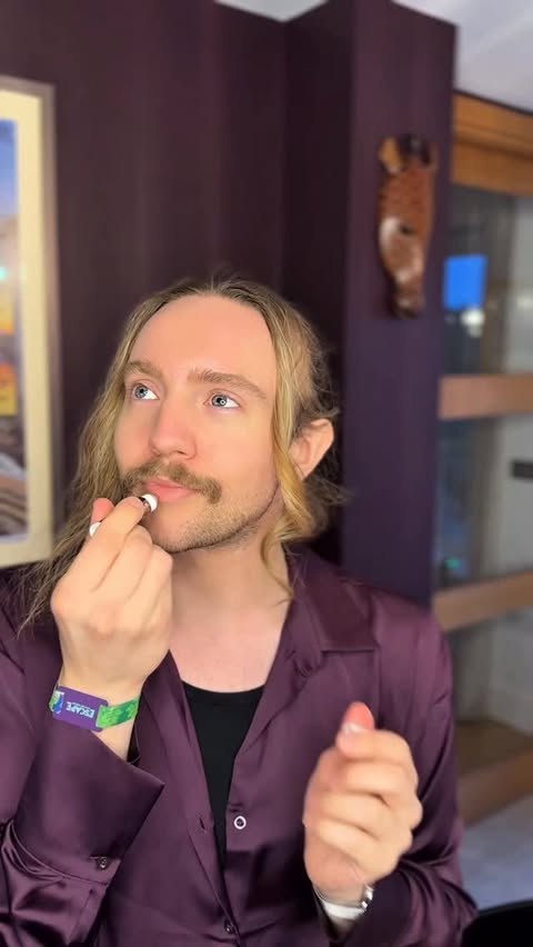 Instagram post by @nicholasflannery for ChapStick. Caption reads: [...] these ladies keep soft, supple lips!....