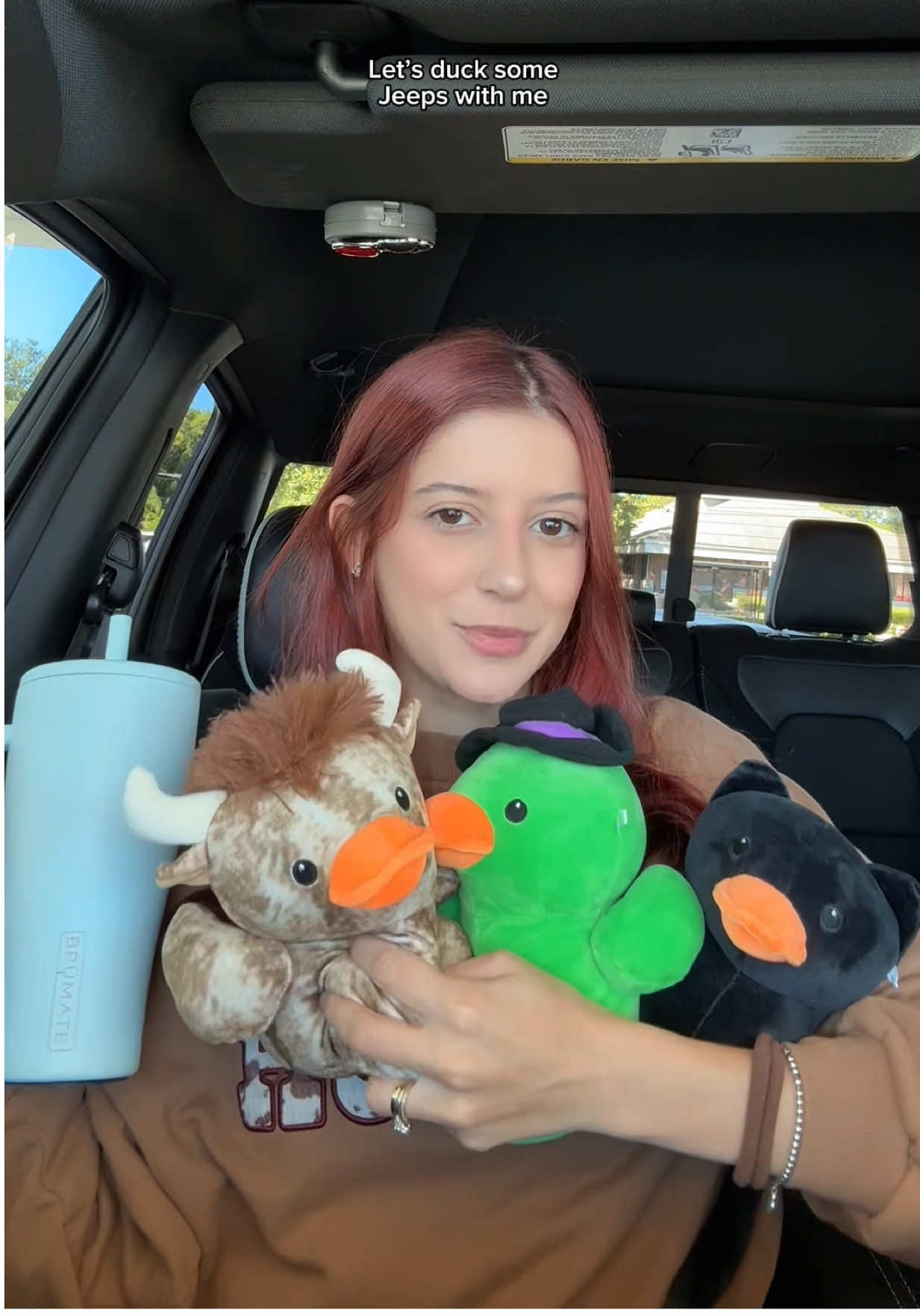 TikTok post by @kaanade for BruMate. Caption reads: [...] hydrated and my water ice-cold all day!....