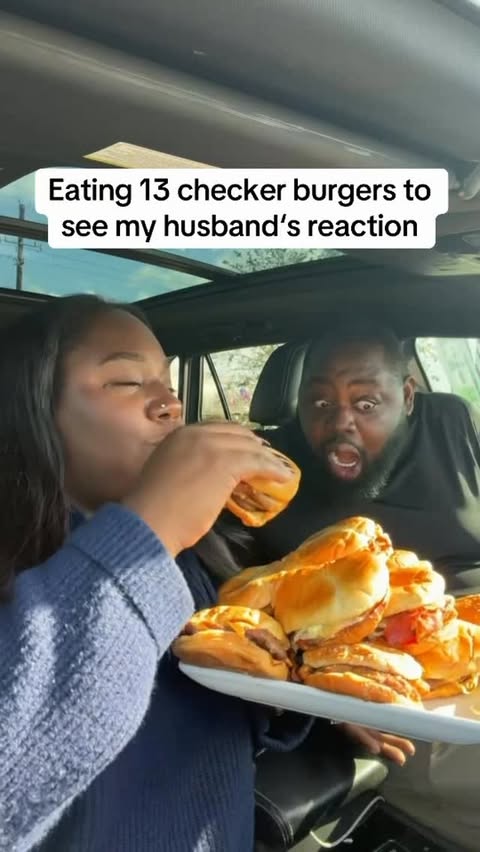 Instagram post by @snacks215 for Checkers & Rally’s. Caption reads: [...] 🤣 #reels #reaction #couplegoals....