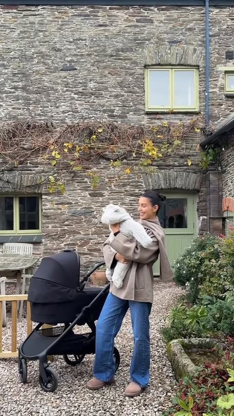 Instagram post by @terriemcevoy for Mamas & Papas. Caption reads: #Ad We recently we took a cosy little festive trip....