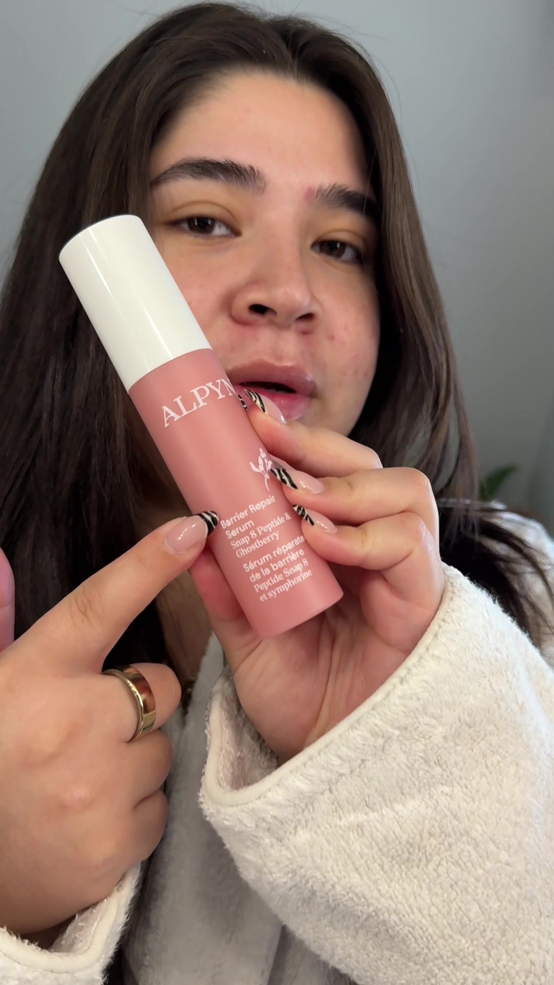 TikTok post by @keily.green for Alpyn Beauty. Caption reads: gifted by Alpyn meet @Alpyn Beauty newest member,....