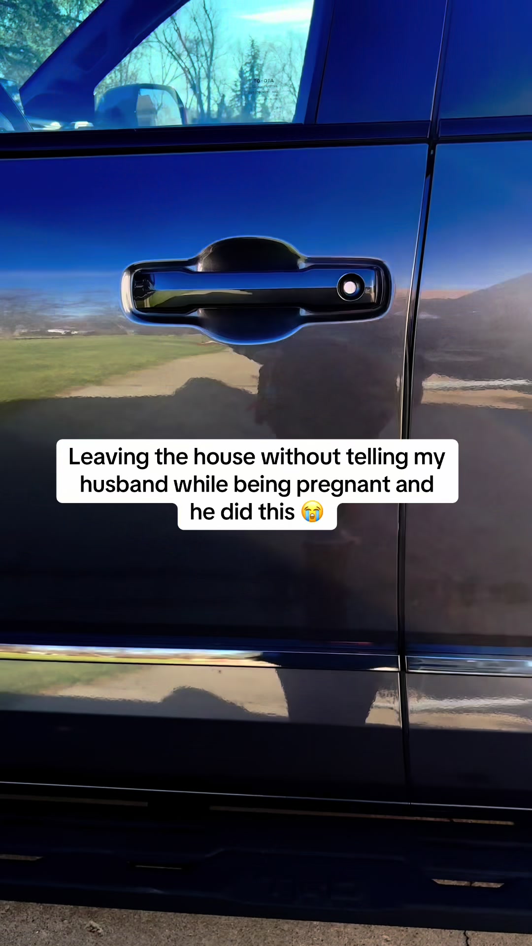 TikTok post by @themacfamily for Enabot. Caption reads: [...] NOT expect him to pull up in a car....