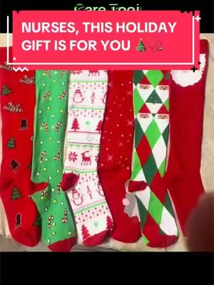 TikTok post by @raney_dayz for Tinylemon. Caption reads: [...] #compressionsocks #nurses #tinylulemon....