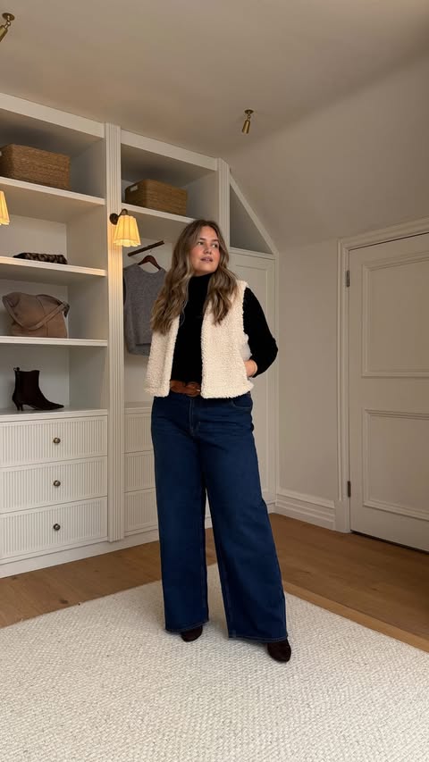 Instagram post by @molliecampsie for Boden. Caption reads: [...] autumn dressing we are so back! 🍂 ☕ 🧦....