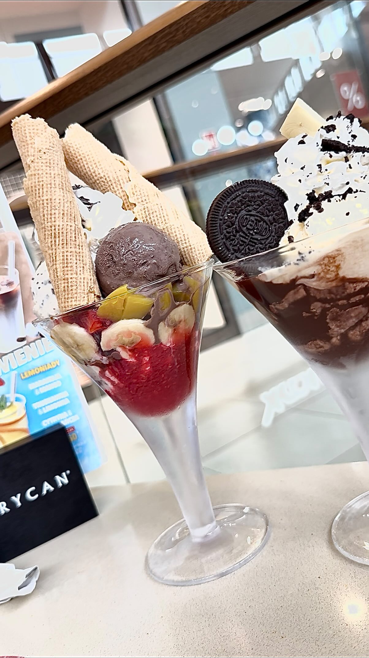 Instagram post by @_mama_nikosia_ for Grycan. Caption reads: Współpraca reklamowa dla @lodygrycan w ramach....