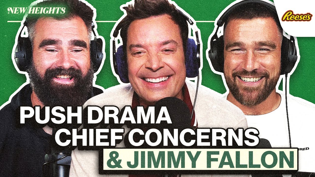 YouTube post by @newheightshow for ROKA. Caption reads: Travis on Crucial Drop, Jason's Tired of Talkin'....