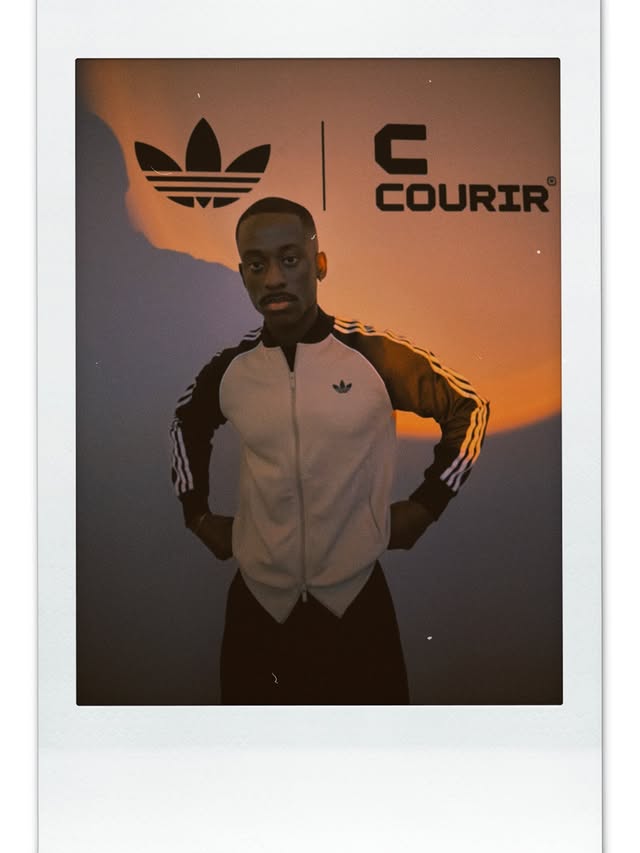 Instagram post by @pierreolivier._ for Courir. Caption reads: [...] for every day. With @adidasoriginals &....
