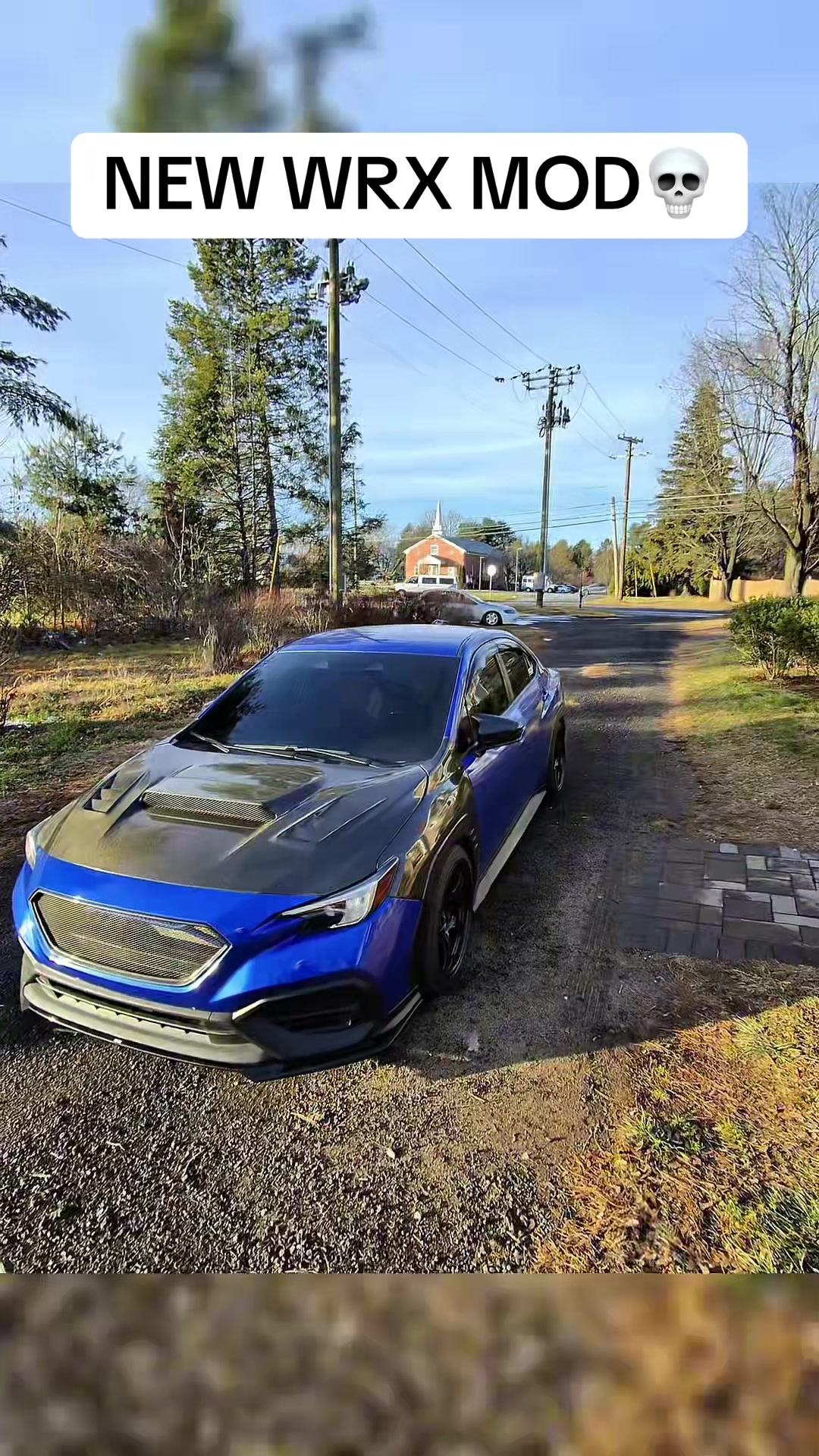 TikTok post by @apollos.whips for REDTIGER. Caption reads: [...] NOWWWW #car #wrx #funny #fyp #viral....