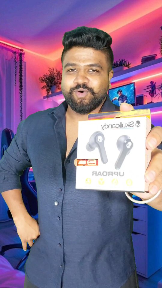 Instagram post by @jd_techh for Skullcandy. Caption reads: Unleash the Uproar TWS by Skullcandy 🎧🔥
All the....