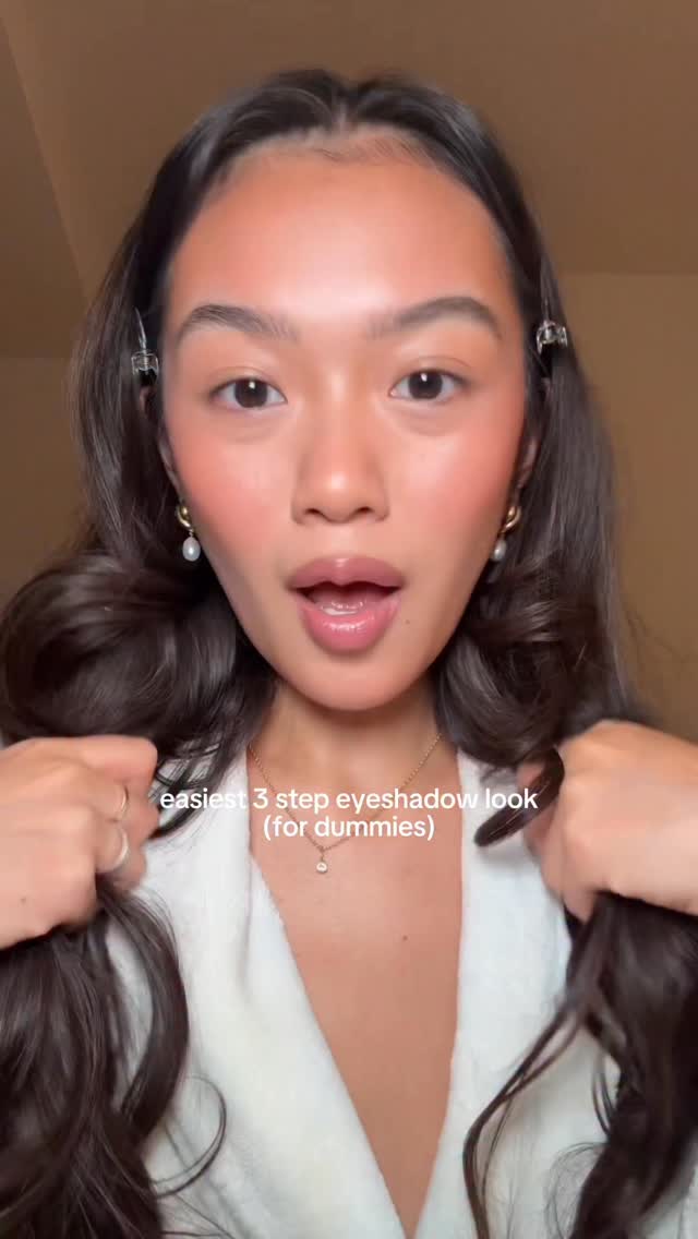 Instagram post by @charinecheungg for Patrick Ta. Caption reads: Easy elevated eye look/eyeshadow for dummies ✨....