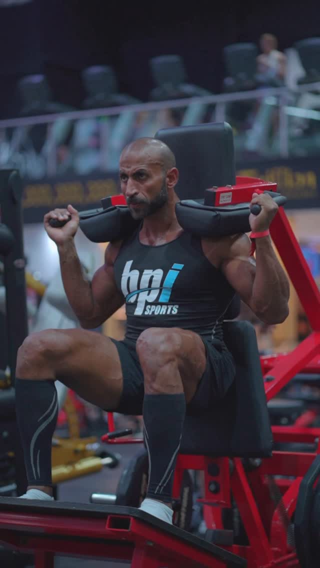 Instagram post by @karim_h_ebied for BPI Sports. Caption reads: [...] in your lower body 💪 💥 Fueled by....