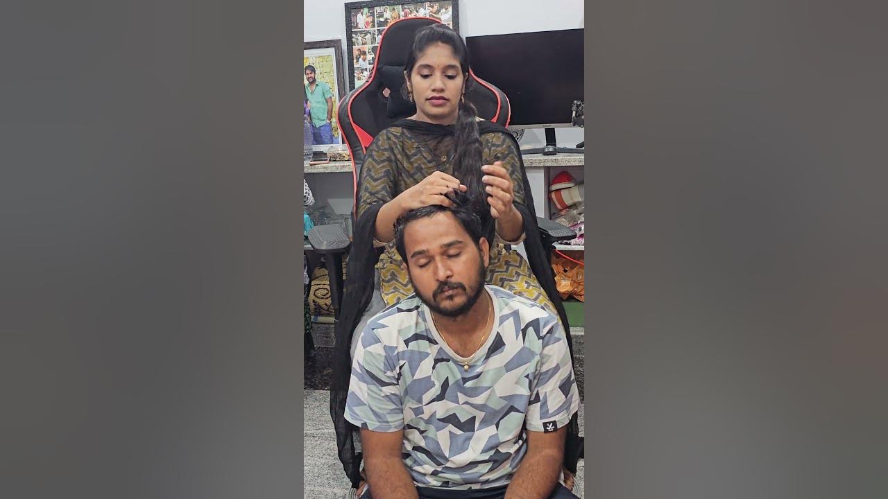 YouTube post by @captainsriyt for Balu Herbals. Caption reads: జుట్టు మొత్తం ఉడి పోతుద? 😞....