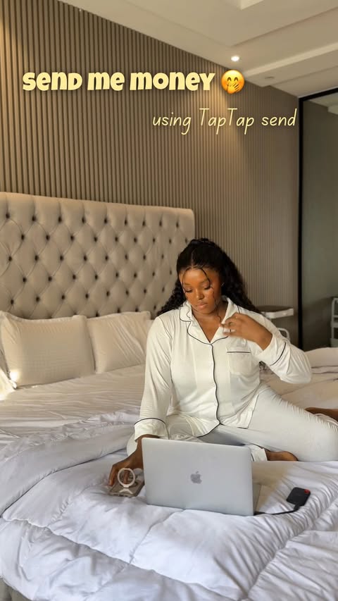 Instagram post by @official.beco for Taptap Send. Caption reads: [...] needful, thank you 🥰. You can use....
