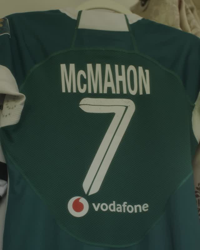 Instagram post by @edelmcmahon_ for Vodafone. Caption reads: I'm very passionate and I do try to stick to what....