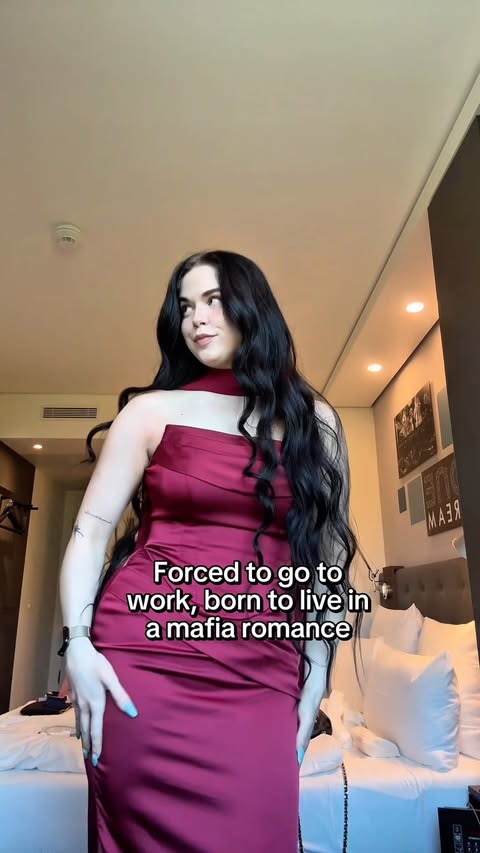 Instagram post by @julislibrary for Azazie. Caption reads: [...] for my mafia prince🔪🖤 Dress from....