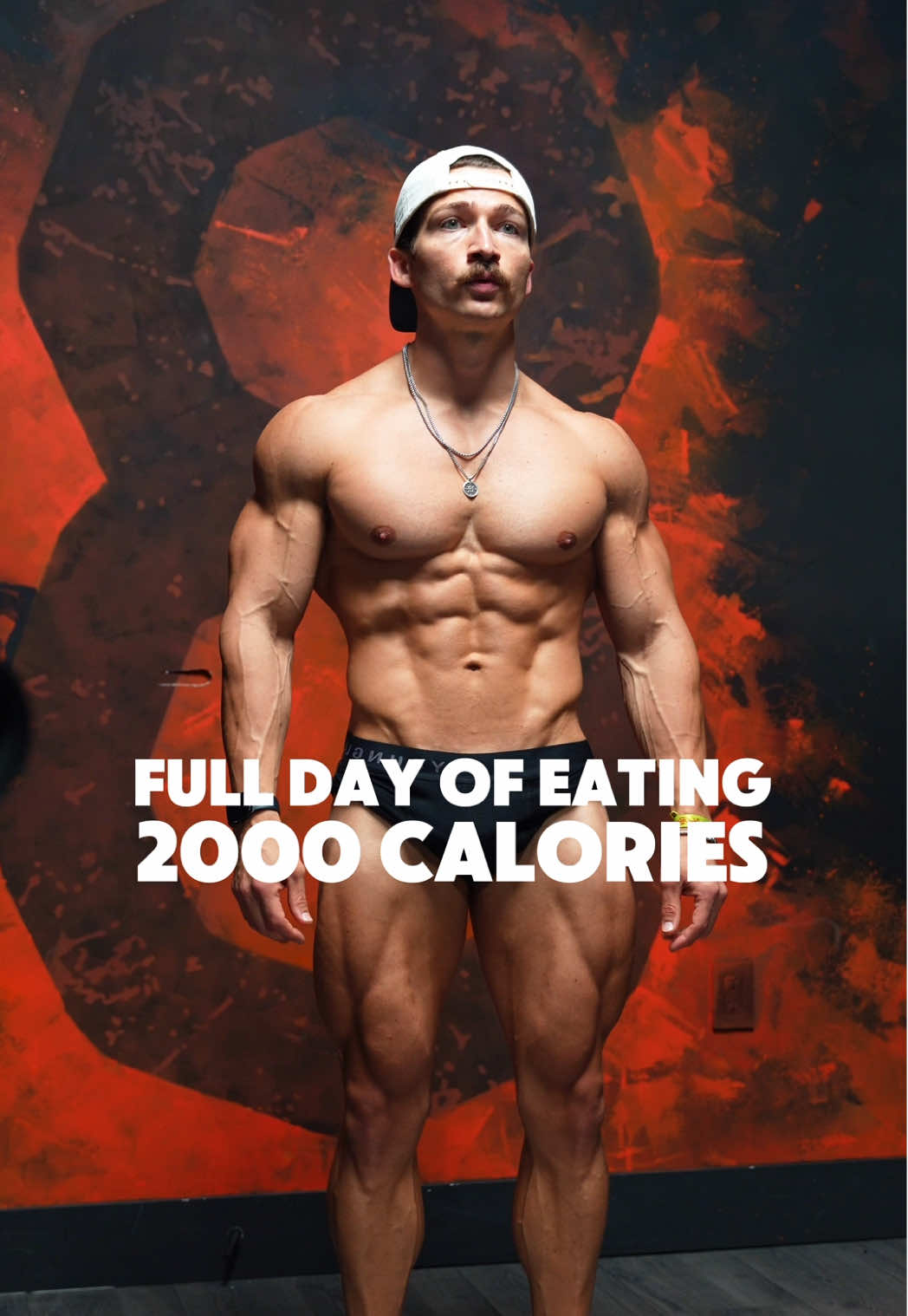 TikTok post by @quinton_pulliam for RYSE Supplements. Caption reads: 2000 Calorie Full Day of Eating 💪🏼  #fitness....