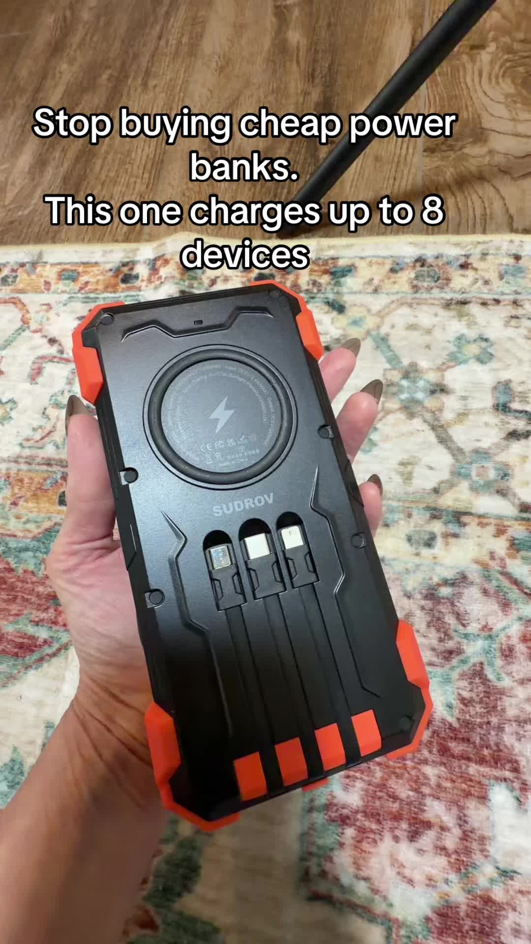 TikTok post by @blantoncreekranch for Blavor. Caption reads: @BLAVOR ENERGY #blavorenergy #powerbank [...].