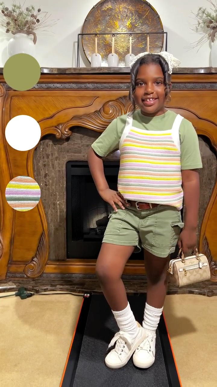 Instagram post by @worldofskylar for FabKids. Caption reads: [...] SOLEmates(shoes): Off White Trainers....