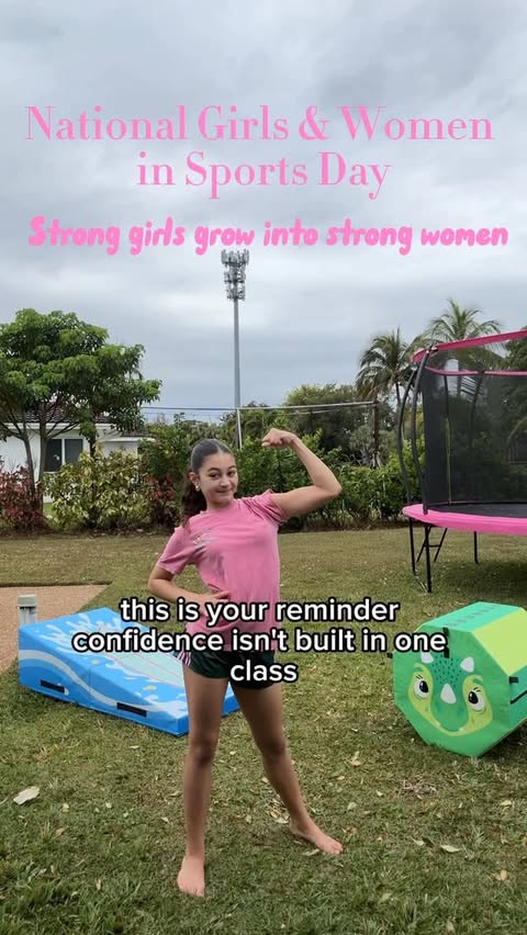 Instagram post by @life.with.sabriii for Kangaroo Hoppers. Caption reads: [...] girls grow into strong women!....