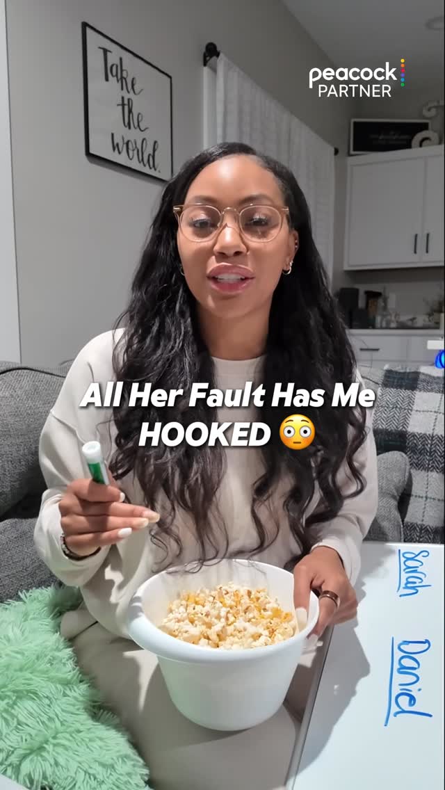 Instagram post by @smoothjasmine for Peacock. Caption reads: #PeacockPartner Get in besties! We have a new show....