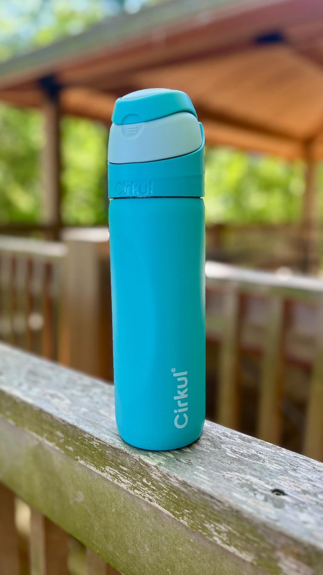 Instagram post by @danceprincessriley for Cirkul. Caption reads: Introducing the @drinkcirkul 26oz StrawSip™ Flip....