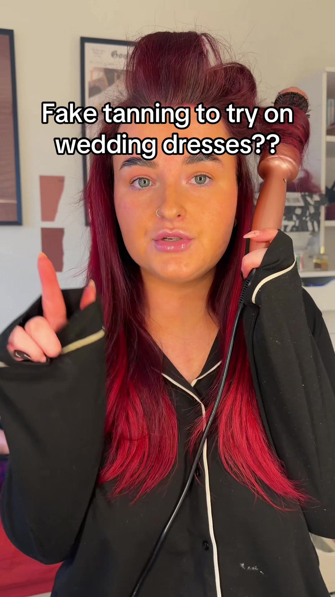 TikTok post by @charwinspear for Rose & Caramel. Caption reads: I would quite simply pass out if I had to look at....