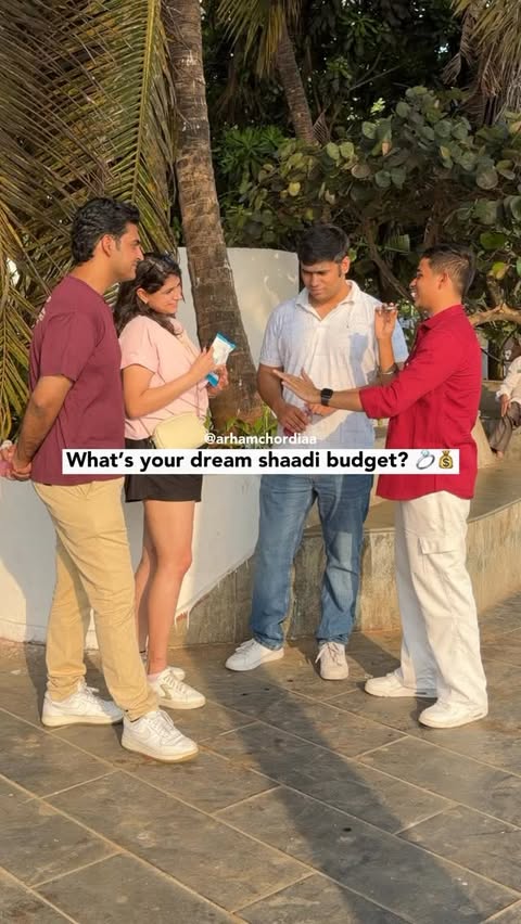 Instagram post by @arhamchordiaa for Shaadi.com. Caption reads: [...] up or upgrade to the premium plan of....