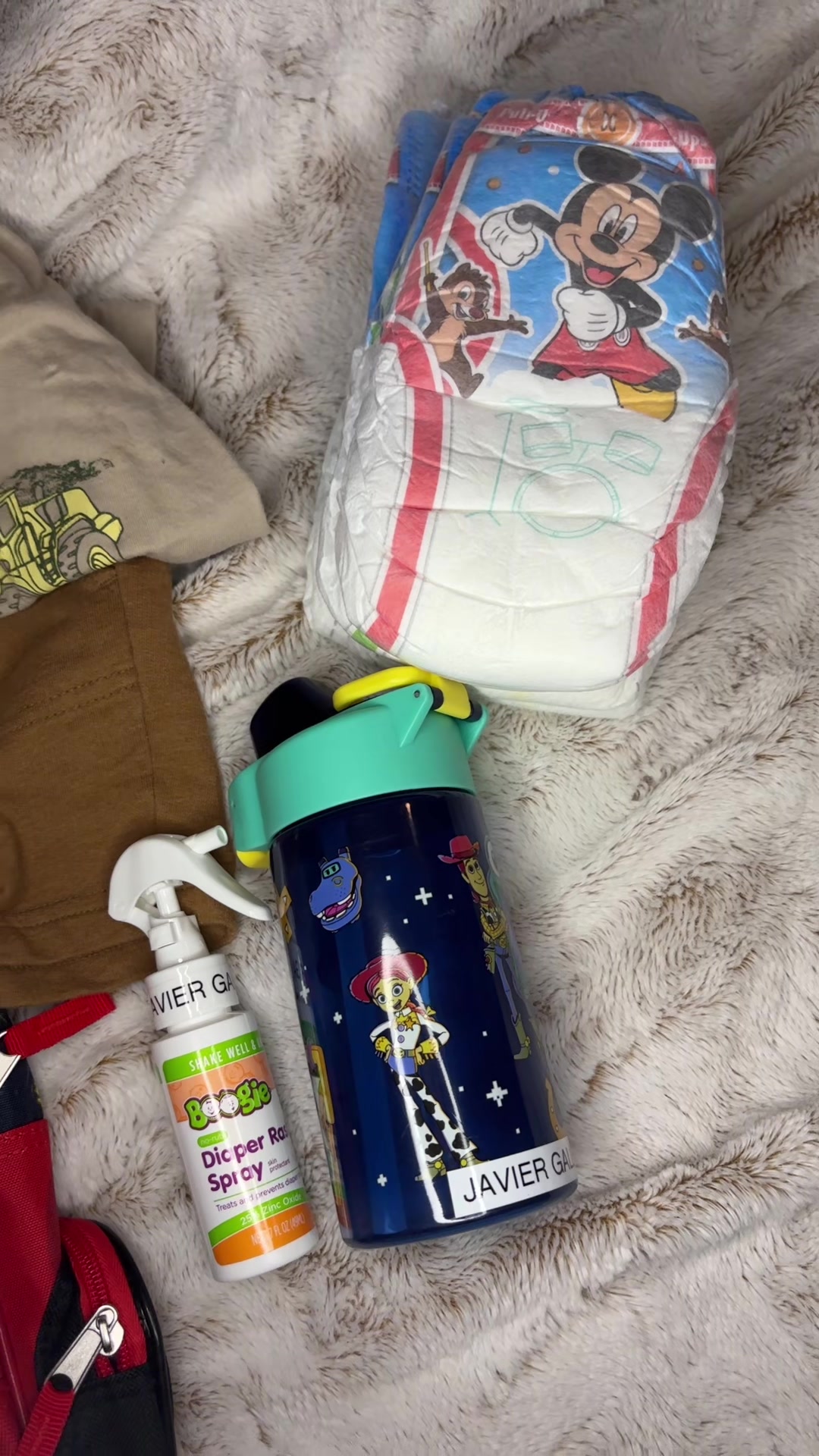TikTok post by @the_applelady2.0 for Boogie Wipes. Caption reads: Tomorrow my son starts his new adventure in a....
