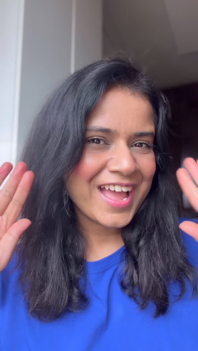 Instagram post by @skinzenpro for BBlunt. Caption reads: Frizz free hair in just one wash? Yes please....