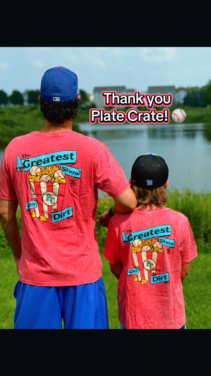 Instagram post by @livewithroman for Plate Crate. Caption reads: A MUST for any baseball fan: PLATE CRATE UNBOXING!....