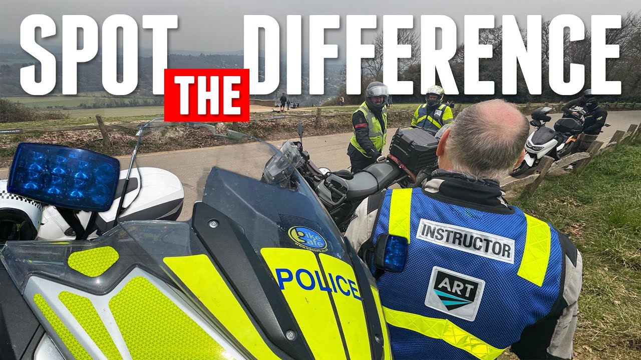YouTube post by @teapotone for Audiio. Caption reads: Ex Cop Takes Enhanced Rider Training – Should You....