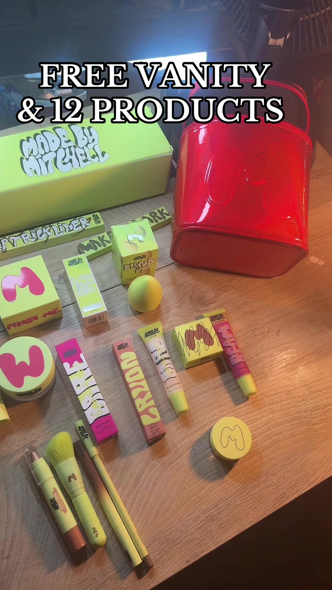 TikTok post by @sewfy for MADE BY MITCHELL. Caption reads: [...] #makeuptutorial #madebymitchell....
