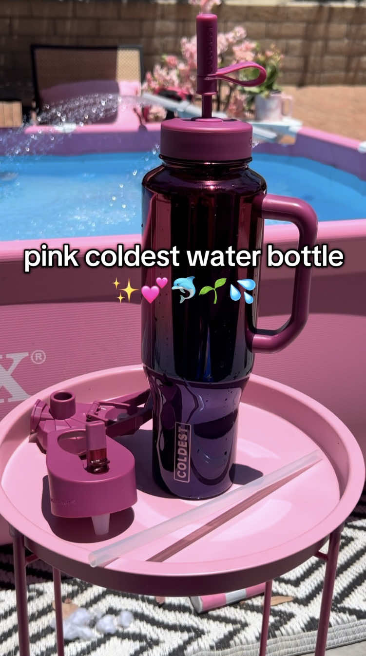 TikTok post by @jaylxel for Coldest. Caption reads: 💦✨💕🐬If you’re looking for a water bottle that....