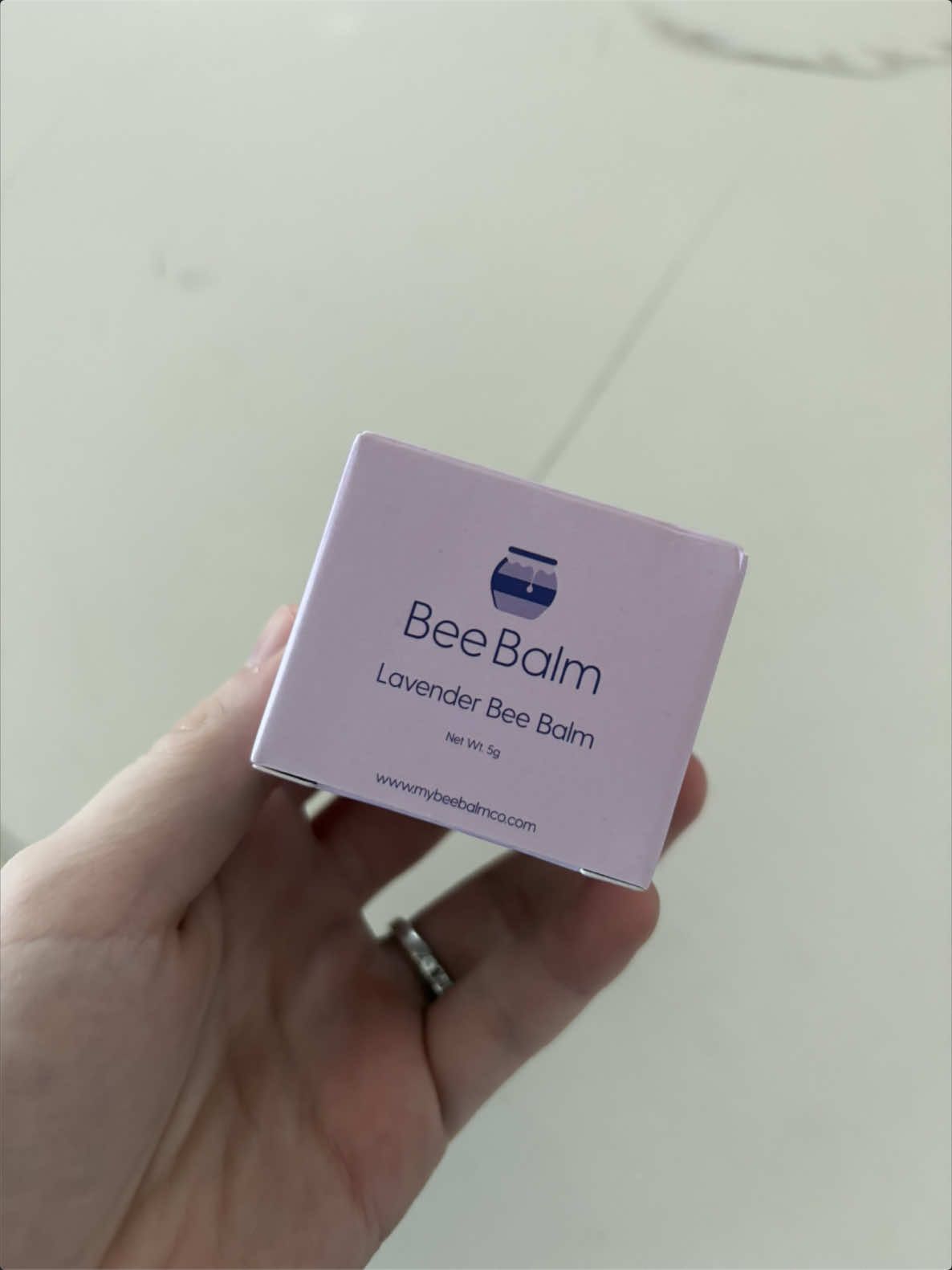 TikTok post by @trinity.expecting for My Bee Balm. Caption reads: Obsessed is an understatement! 😍 @Bee Balm....