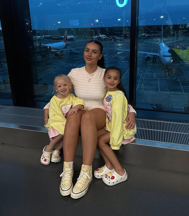 Instagram post by @evangelineolualu for Jet2.com & Jet2holidays. Caption reads: Corfu bound✈️ Feel absolutely blessed for....