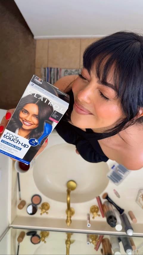 Instagram post by @sccastaneda for Clairol. Caption reads: Paid partnership with @ClairolColor #ad Getting....
