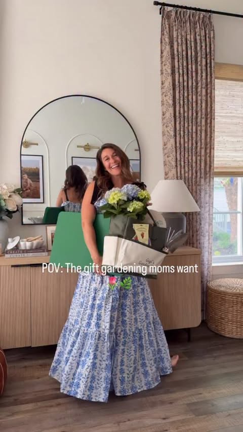 Instagram post by @bayliss.storybook for PersonalizationMall.com. Caption reads: She plants love in every season🌷🪴The sweetest....